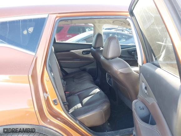 2015 Nissan Murano S with VIN 5N1AZ2MG0FN288591, listed as a IAAI auction lot 41331384 with 103,723 mi miles. Bid and sale history available at carsss.com. Image 8.