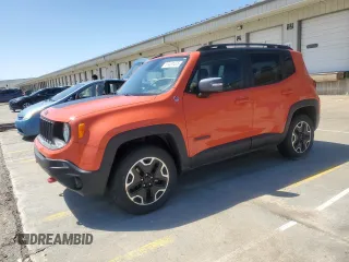 2017 Jeep Renegade Trailhawk z VIN ZACCJBCB4HPE76194, wystawiony jako Copart lot #51431475 z przebiegiem Nie podano mil oraz Szkoda całkowita • Salvage title. Historia ofert i sprzedaży dostępna na DreamBid. Obrazek 1.