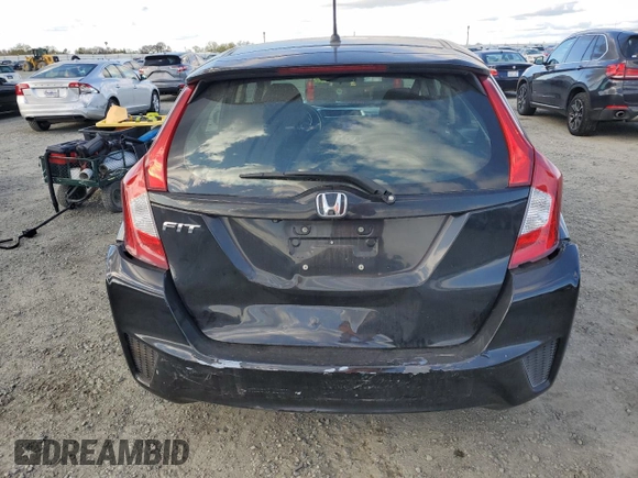 2016 Honda Fit LX with VIN JHMGK5H52GX028663, listed as a Copart auction lot 48170765 with 186,058 mi miles and Salvage Title. Bid and sale history available at carsss.com. Image 6.