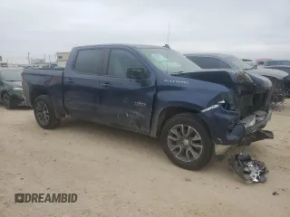 2022 Chevrolet Silverado 1500 LT with VIN 2GCPACED4N1506676, listed as a Copart auction lot 43747315 with 77,731 mi miles and Salvage Title. Bid and sale history available at carsss.com. Image 4.