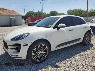 2016 Porsche Macan Turbo z VIN WP1AF2A58GLB94681, wystawiony jako Copart lot #57382585 z przebiegiem 71 375 mil mil oraz Szkoda całkowita • Salvage title. Historia ofert i sprzedaży dostępna na DreamBid. Obrazek 1.