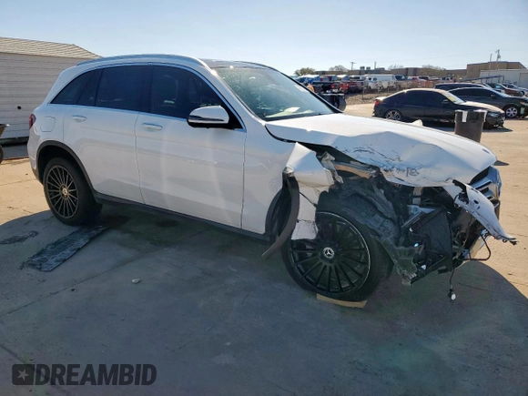 2018 Mercedes-Benz GLC with VIN WDC0G4JB5JV038552, listed as a Copart auction lot 49878755 with 70,196 mi miles and Salvage Title. Bid and sale history available at carsss.com. Image 4.