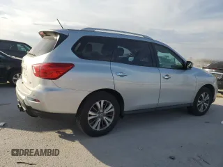 2018 Nissan Pathfinder S with VIN 5N1DR2MN8JC652708, listed as a Copart auction lot 46680015 with 122,281 mi miles and Salvage Title. Bid and sale history available at carsss.com. Image 3.