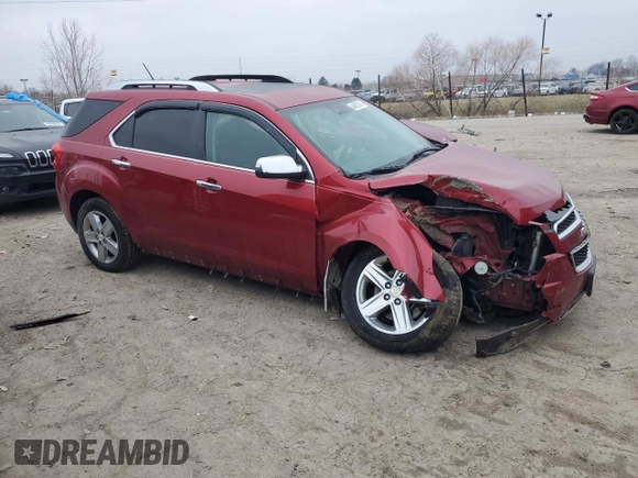 2014 Chevrolet Equinox LTZ with VIN 1GNALDEK7EZ107070, listed as a Copart auction lot 44627015 with 138,653 mi miles and Clean Title. Bid and sale history available at carsss.com. Image 4.