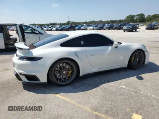 2021 Porsche 911 Turbo S with VIN WP0AD2A97MS257233, listed as a Copart auction lot 74918134 with 0 mi miles and Non Repairable. Bid and sale history available at carsss.com. Image 3.