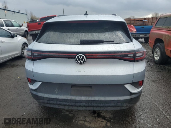 2021 Volkswagen ID.4 Pro S z VIN WVGTMPE25MP028423, wystawiony jako Copart lot #47427535 z przebiegiem Nie podano mil oraz Szkoda całkowita • Salvage title. Historia ofert i sprzedaży dostępna na DreamBid. Obrazek 6.