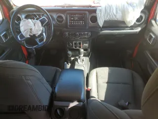 2020 Jeep Wrangler Unlimited Sahara with VIN 1C4HJXENXLW175550, listed as a Copart auction lot 42625175 with 88,518 mi miles and Salvage Title. Bid and sale history available at carsss.com. Image 8.
