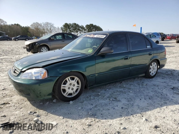 1999 Honda Civic VP z VIN 2HGEJ6617XH527272, wystawiony jako Copart lot #49640465 z przebiegiem 278 909 mil mil oraz Szkoda całkowita • Salvage title. Historia ofert i sprzedaży dostępna na DreamBid. Obrazek 1.