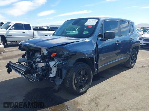 2021 Jeep Renegade Jeepster z VIN ZACNJDABXMPM18203, wystawiony jako IAAI lot #41642907 z przebiegiem 30 478 mil mil oraz . Historia ofert i sprzedaży dostępna na DreamBid. Obrazek 18.