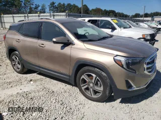 2018 GMC Terrain SLT Diesel with VIN 3GKALREU6JL282701, listed as a Copart auction lot 75844504 with 124,430 mi miles and Salvage Title. Bid and sale history available at DreamBid. Image 4.
