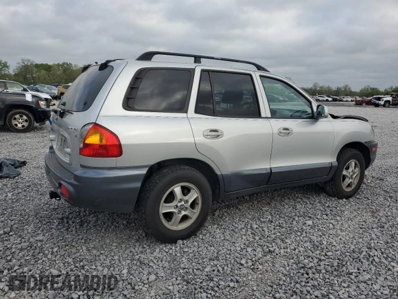 2004 Hyundai Santa Fe GLS with VIN KM8SC13D64U616106, listed as a Copart auction lot 51991985 with 167,170 mi miles and Salvage Title. Bid and sale history available at carsss.com. Image 3.