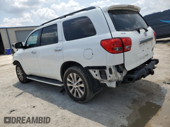 2015 Toyota Sequoia Limited with VIN 5TDJY5G19FS111788, listed as a Copart auction lot 64512124 with 73,013 mi miles and Salvage Title. Bid and sale history available at carsss.com. Image 2.