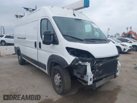 2023 Ram ProMaster Cargo with VIN 3C6MRVJG9PE514115, listed as a IAAI auction lot 42031114 with 36,063 mi miles and . Bid and sale history available at DreamBid. Image 1.