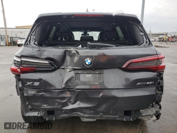 2021 BMW X5 xDrive40i with VIN 5UXCR6C06M9E62650, listed as a Copart auction lot 40064293 with 28,645 mi miles. Bid and sale history available at carsss.com. Image 6.