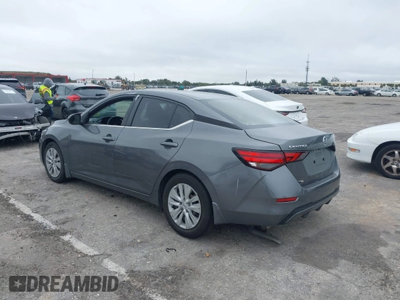 2020 Nissan Sentra S with VIN 3N1AB8BVXLY291612, listed as a IAAI auction lot 41397437 with 45,009 mi miles. Bid and sale history available at carsss.com. Image 3.