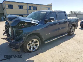 2022 Ram 1500 Big Horn with VIN 1C6SRFFT7NN457781, listed as a Copart auction lot 48714765 with 67,886 mi miles and Salvage Title. Bid and sale history available at carsss.com. Image 1.