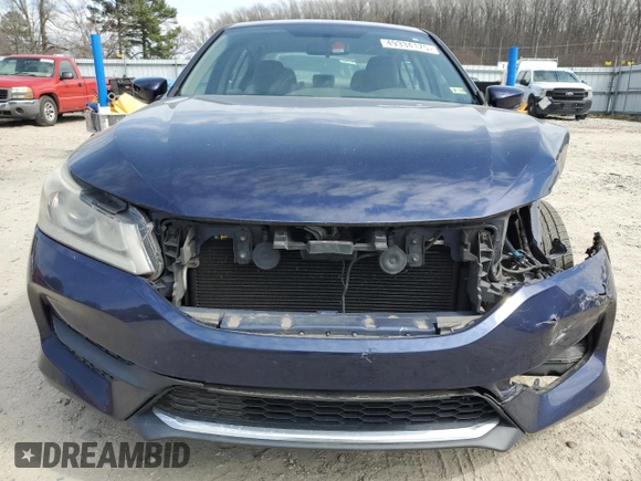 2017 Honda Accord Sedan LX with VIN 1HGCR2F3XHA085890, listed as a Copart auction lot 49334175 with 78,249 mi miles and Salvage Title. Bid and sale history available at carsss.com. Image 5.