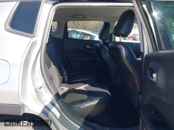 2020 Jeep Compass Trailhawk with VIN 3C4NJDDB1LT202889, listed as a IAAI auction lot 41866115 with 108,227 mi miles and . Bid and sale history available at carsss.com. Image 8.