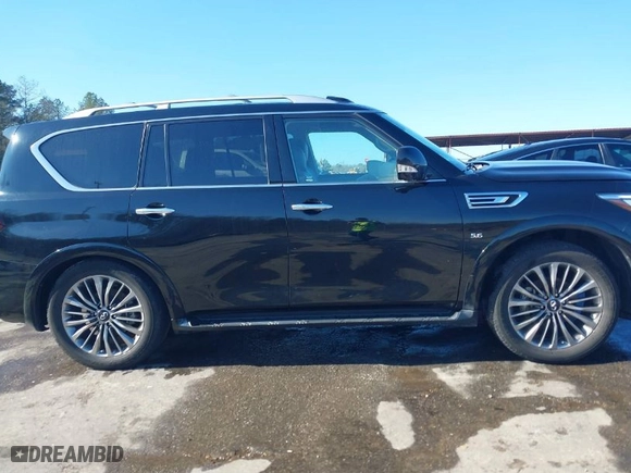 2019 Infiniti QX80 LUXE with VIN JN8AZ2NF6K9688916, listed as a IAAI auction lot 41204507 with NaN miles. Bid and sale history available at carsss.com. Image 13.