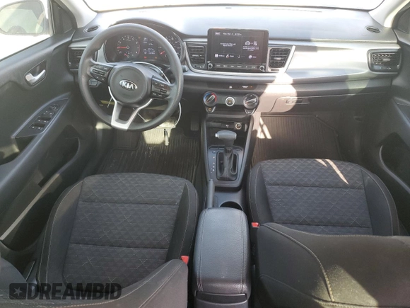 2021 Kia Rio LX with VIN 3KPA24AD7ME417409, listed as a Copart auction lot 47613345 with 100,196 mi miles and Salvage Title. Bid and sale history available at DreamBid. Image 8.