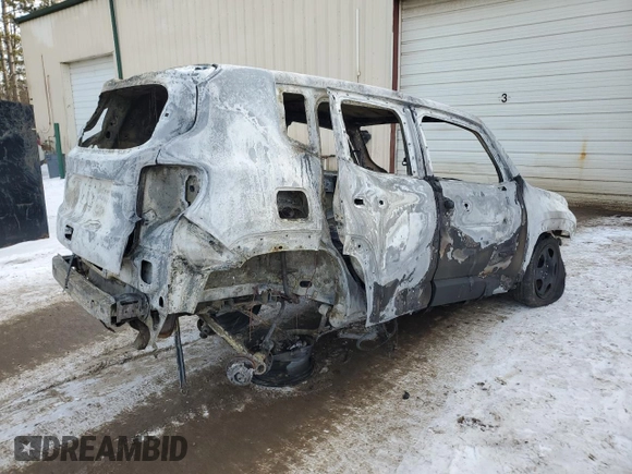 2019 Jeep Renegade Sport with VIN ZACNJAAB1KPK46204, listed as a Copart auction lot 89000625 with Not provided miles and Non repairable. Bid and sale history available at DreamBid. Image 3.