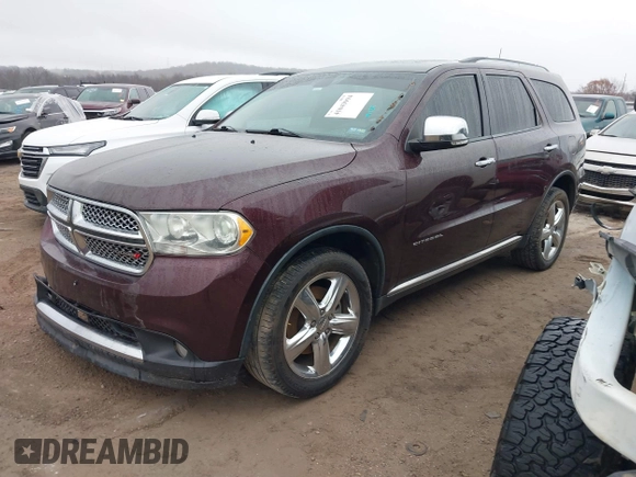 2012 Dodge Durango Citadel with VIN 1C4RDHEGXCC257282, listed as a IAAI auction lot 41043994 with 235,417 mi miles and . Bid and sale history available at DreamBid. Image 19.