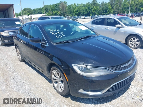 2015 Chrysler 200 Limited with VIN 1C3CCCAB1FN611418, listed as a IAAI auction lot 42507860 with 168,625 mi miles and . Bid and sale history available at DreamBid. Image 6.