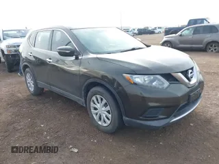 2014 Nissan Rogue SV with VIN 5N1AT2MV5EC807628, listed as a IAAI auction lot 41442792 with 52,964 mi miles. Bid and sale history available at carsss.com. Image 1.