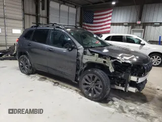 2021 Jeep Cherokee 80th Anniversary with VIN 1C4PJMMX7MD220289, listed as a Copart auction lot 51662175 with 77,109 mi miles and Salvage Title. Bid and sale history available at carsss.com. Image 4.
