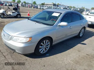 2006 Hyundai Azera SE with VIN KMHFC46F86A126741, listed as a IAAI auction lot 42154172 with 86,960 mi miles and . Bid and sale history available at DreamBid. Image 2.