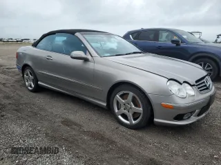 2005 Mercedes-Benz CLK 500 with VIN WDBTK75G35T044178, listed as a Copart auction lot 73940824 with Not Provided miles and Salvage Title. Bid and sale history available at DreamBid. Image 4.