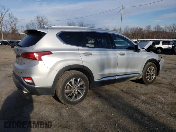 2019 Hyundai Santa Fe SEL with VIN 5NMS3CAD9KH058758, listed as a Copart auction lot 72594842 with 25,022 mi miles. Bid and sale history available at carsss.com. Image 3.