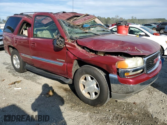 2004 GMC Yukon SLE z VIN 1GKEC13Z04J275904, wystawiony jako Copart lot #73719294 z przebiegiem 138 352 mil mil oraz Nie do naprawy • Non repairable. Historia ofert i sprzedaży dostępna na DreamBid. Obrazek 4.