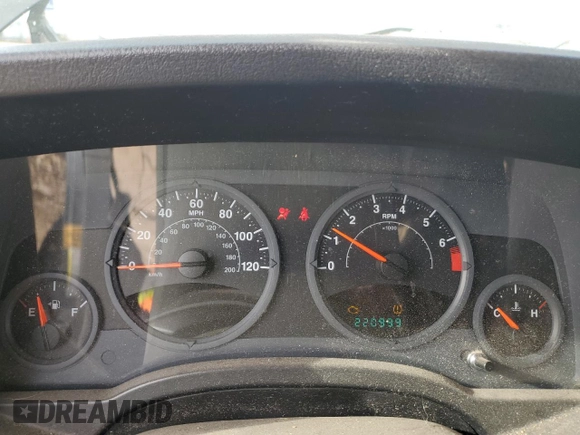 2008 Jeep Patriot Sport with VIN 1J8FF28W18D710437, listed as a Copart auction lot 45663715 with 220,999 mi miles and Salvage title. Bid and sale history available at DreamBid. Image 9.