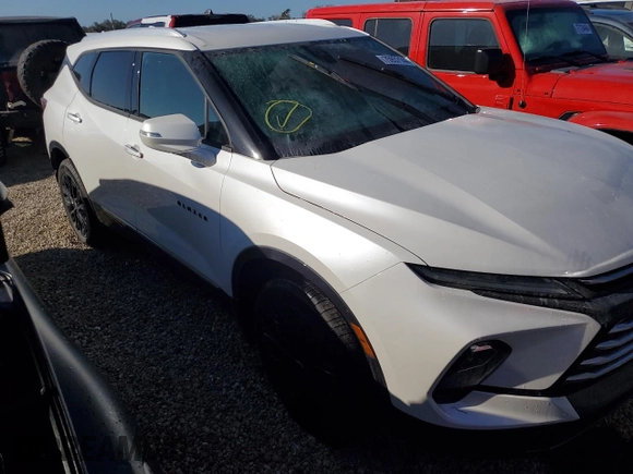 2024 Chevrolet Blazer Premier with VIN 3GNKBFRS7RS254599, listed as a Copart auction lot 75937144 with Not provided miles and Salvage title. Bid and sale history available at DreamBid. Image 4.