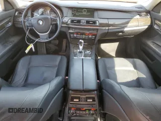 2012 BMW 7 Series 740Li with VIN WBAKB4C53CC577025, listed as a Copart auction lot 50355884 with 138,563 mi miles and Salvage Title. Bid and sale history available at carsss.com. Image 8.