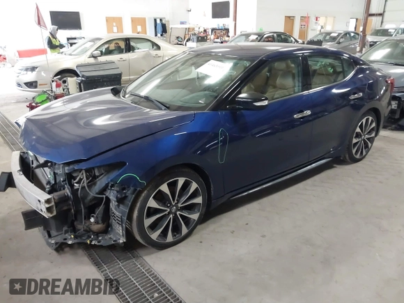 2016 Nissan Maxima SL with VIN 1N4AA6AP6GC425575, listed as a IAAI auction lot 41463093 with 135,920 mi miles and . Bid and sale history available at DreamBid. Image 2.