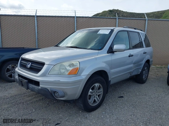 2005 Honda Pilot EX-L with NAVI with VIN 2HKYF18755H552502, listed as a IAAI auction lot 41921122 with 187,904 mi miles. Bid and sale history available at carsss.com. Image 2.