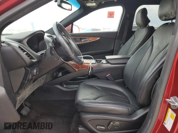2016 Lincoln MKX Reserve with VIN 2LMTJ6LR9GBL51411, listed as a Copart auction lot 89399635 with 26,018 mi miles and Clean Title. Bid and sale history available at DreamBid. Image 7.