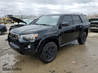2017 Toyota 4Runner SR5 with VIN JTEBU5JR8H5419523, listed as a Copart auction lot 48017355 with 114,209 mi miles and Salvage Title. Bid and sale history available at carsss.com. Image 1.