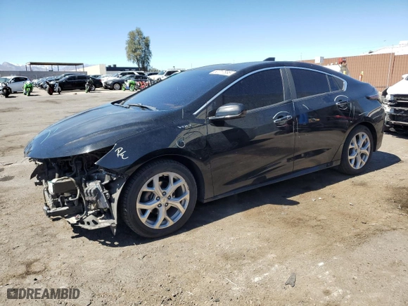 2017 Chevrolet Volt Premier with VIN 1G1RD6S56HU100771, listed as a Copart auction lot 50017885 with 128,076 mi miles and Salvage Title. Bid and sale history available at carsss.com. Image 1.