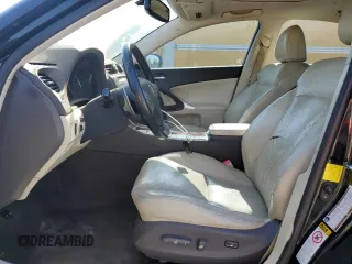 2012 Lexus IS 250 with VIN JTHBF5C2XC5172219, listed as a Copart auction lot 52424535 with 214,450 mi miles and Salvage title. Bid and sale history available at DreamBid. Image 7.