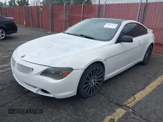 2005 BMW 6 Series 645Ci with VIN WBAEH73455B193065, listed as a IAAI auction lot 41507323 with 155,544 mi miles. Bid and sale history available at carsss.com. Image 2.