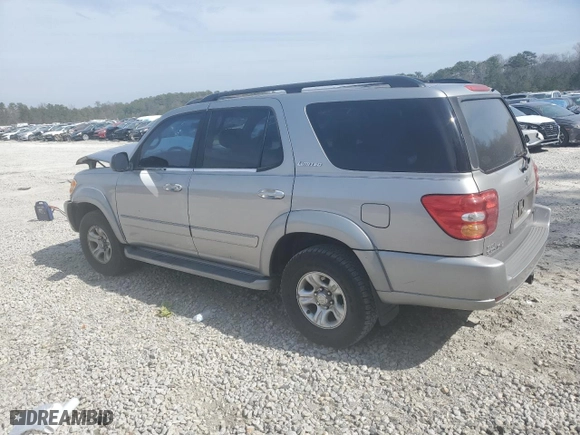 2002 Toyota Sequoia Limited with VIN 5TDZT38A72S091667, listed as a Copart auction lot 47106775 with 275,790 mi miles and Salvage Title. Bid and sale history available at carsss.com. Image 2.