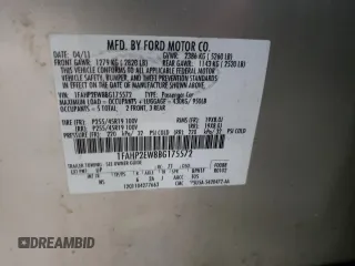 2011 Ford Taurus SEL with VIN 1FAHP2EW8BG175572, listed as a Copart auction lot 89070245 with 208,547 mi miles and Clean Title. Bid and sale history available at carsss.com. Image 12.