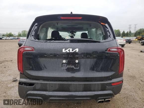 2022 Kia Telluride EX z VIN 5XYP3DHC7NG216814, wystawiony jako Copart lot #57653085 z przebiegiem 20 588 mil mil oraz Szkoda całkowita • Salvage title. Historia ofert i sprzedaży dostępna na DreamBid. Obrazek 6.