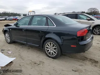2008 Audi A4 2.0T with VIN WAUDF78E98A166786, listed as a Copart auction lot 84434984 with 182,093 mi miles and Salvage Title. Bid and sale history available at carsss.com. Image 2.