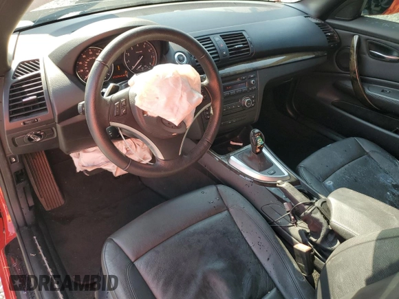 2012 BMW 1 Series 135i with VIN WBAUN7C58CVM26395, listed as a Copart auction lot 58126735 with 72,226 mi miles and Salvage title. Bid and sale history available at DreamBid. Image 8.