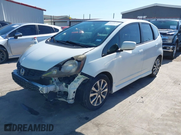 2013 Honda Fit Sport with VIN JHMGE8H54DC059358, listed as a IAAI auction lot 41776717 with 90,595 mi miles. Bid and sale history available at carsss.com. Image 23.