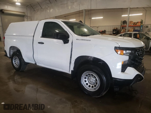 2023 Chevrolet Silverado 1500 Work Truck with VIN 3GCNAAEK9PG360327, listed as a Copart auction lot 47029375 with 137,862 mi miles and Clean Title. Bid and sale history available at carsss.com. Image 4.